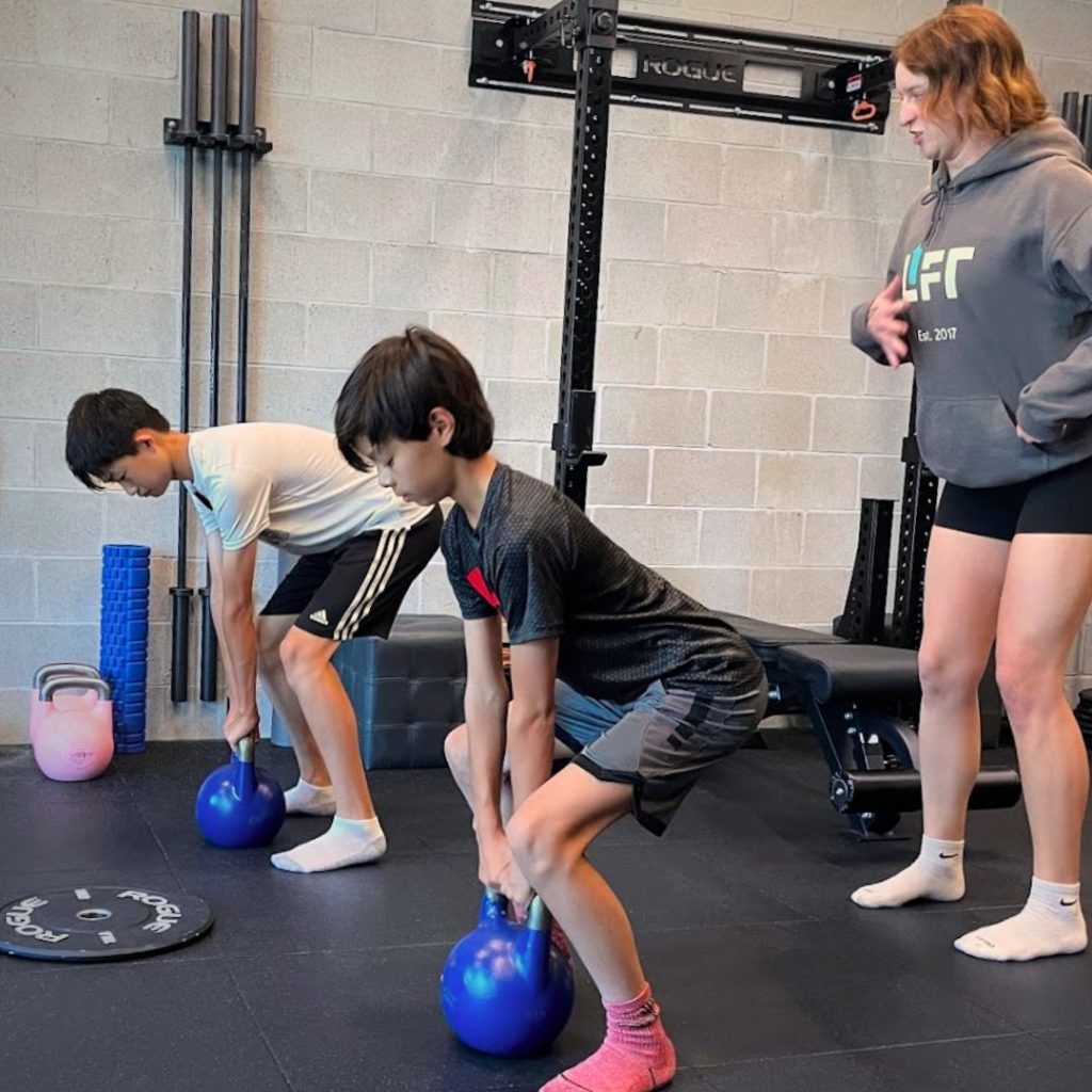 Youth strength and conditioning deadlift