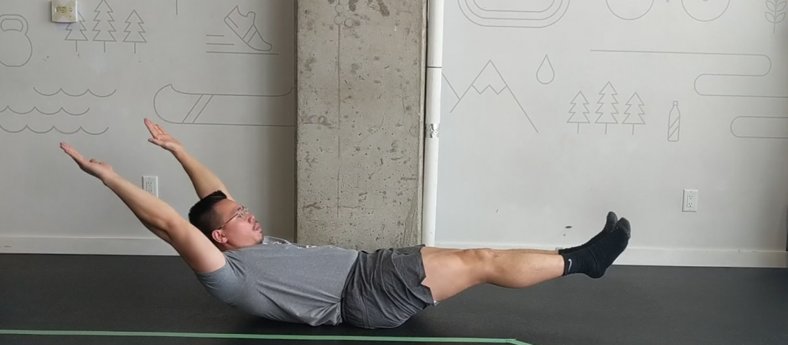 Henry vancouver physiotherapist Working on Isometric Exercises